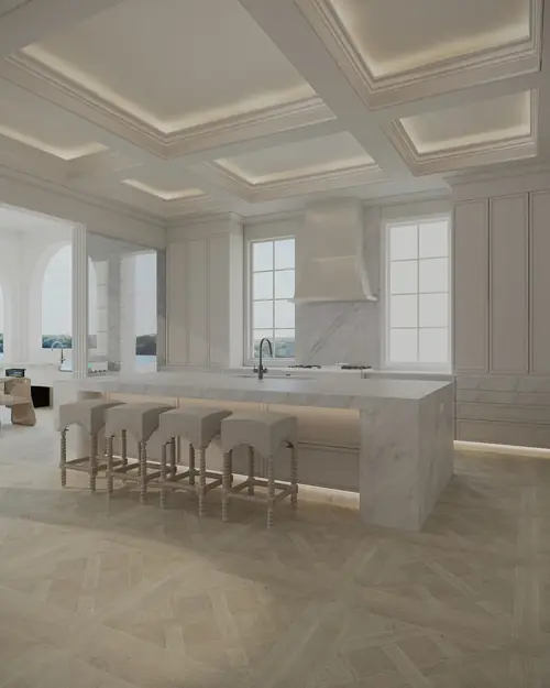 Sovereign Islands II — a further view of the completed interior